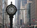 Clock on Fifth Avenue