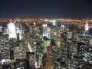 View from the Empire State Building at night