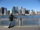 Me in front of Manhattan Skyline